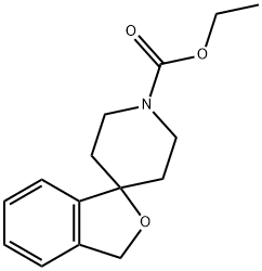 螺[异苯并呋喃-1(3H),4'-哌啶]-1'-羧酸乙酯 结构式