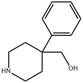 (4-苯基哌啶-4-基)甲醇 结构式