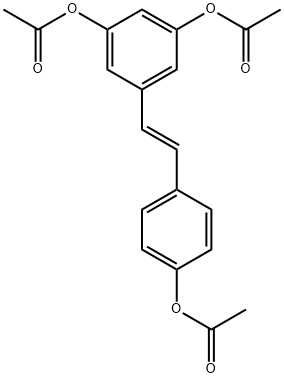 乙酰化白藜芦醇 结构式