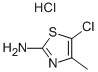 2-Amino-5-chloro-4-methyl-1,3-thiazole hydrochloride 结构式