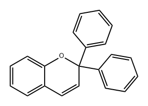 2,2-二苯基-2H-1-苯并吡喃 结构式
