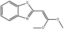 Ketene, (2-benzothiazolyl)-, dimethyl acetal (7CI,8CI) 结构式