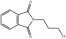 N-(3-氯苯基)邻苯二甲酰亚胺 结构式