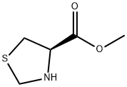 (R)-噻唑烷-4-甲酸甲酯 结构式
