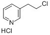 3-(2-氯乙基)-吡啶盐酸盐 结构式