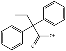 2,2-diphenylbutyric acid  结构式
