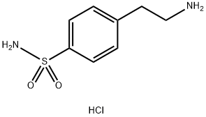 4-(2-氨乙基)-苯磺酰胺盐酸盐 结构式