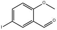 5-碘-2-甲氧基苯甲醛 结构式