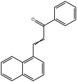 Phenyl[2-(1-naphtyl)ethenyl] ketone 结构式