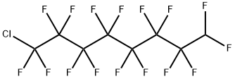 1-CHLORO-1,1,2,2,3,3,4,4,5,5,6,6,7,7,8,8-HEXADECAFLUOROOCTANE 结构式