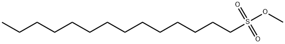 methyl tetradecanesulfonate 结构式