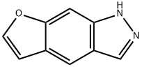 1H-Furo[3,2-f]indazole  (9CI) 结构式