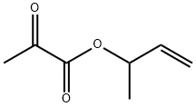 Propanoic acid, 2-oxo-, 1-methyl-2-propenyl ester (9CI) 结构式