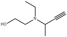 Ethanol, 2-[ethyl(1-methyl-2-propynyl)amino]- (9CI) 结构式