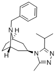 8-苄基-3-外型-(5-异丙基-3-甲基-4H-1,2,4-三唑-4-基)-8-氮杂双环[3.2.1]辛烷 结构式