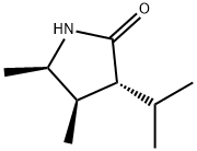 2-Pyrrolidinone,4,5-dimethyl-3-(1-methylethyl)-,(3R,4R,5R)-(9CI) 结构式