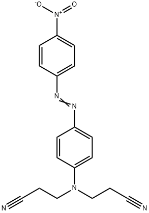 3,3'-[[4-[(4-nitrophenyl)azo]phenyl]imino]bispropiononitrile 结构式