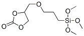 4-[[3-(trimethoxysilyl)propoxy]methyl]-1,3-dioxolan-2-one  结构式