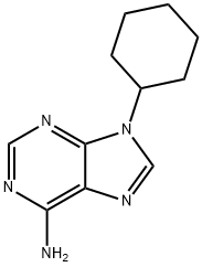 9-cyclohexyladenine 结构式