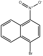 1-溴-4-硝基萘 结构式