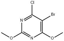 5-BroMo-4-chloro-2,6-diMethoxy-pyridine 结构式