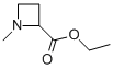 Ethyl 1-methyl-2-azetidinecarboxylate 结构式