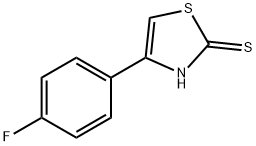 4-(4-氟苯基)-1,3-噻唑-2-硫醇 结构式