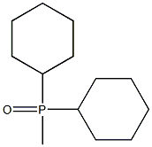 Methyldicyclohexylphosphine oxide 结构式