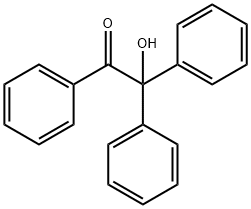 2-HYDROXY-1,2,2-TRIPHENYLETHANONE 结构式