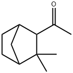 1-[3,3-二甲基二环[2.2.1]庚-2-基]乙酮 结构式