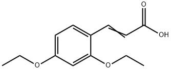 3-(2,4-二乙氧基苯基)丙烯酸 结构式