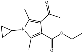 Ethyl4-acetyl-1-cyclopropyl-2,5-dimethyl-1H-pyrrole-3-carboxylate