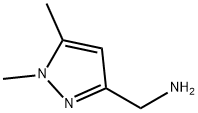 (1,5-二甲基-1H-吡咯-3-基)甲胺 结构式