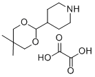 4-(5,5-DIMETHYL-1,3-DIOXAN-2-YL)PIPERIDINE OXALATE 结构式