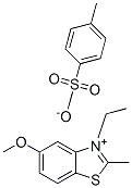 3-ethyl-5-methoxy-2-methylbenzothiazolium p-toluenesulphonate 结构式