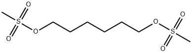 1,6-Bis(mesyloxy)hexane 结构式