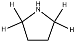 PYRROLIDINE-2,2,5,5-D4 结构式