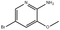 2-氨基-3-甲氧基-5-溴吡啶 结构式