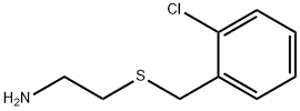 2-(2-氯苄基硫代)乙胺 结构式