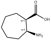 CIS-2-AMINO-CYCLOHEPTANECARBOXYLIC ACID 结构式