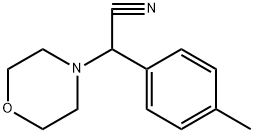 2-吗啉代-2-(对甲苯基)乙腈 结构式