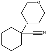 1-(4-吗啉基)环己烷腈 结构式