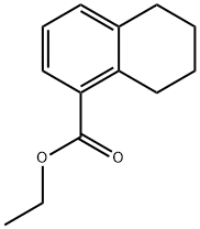 1-Naphthalenecarboxylic acid, 5,6,7,8-tetrahydro-, ethyl ester 结构式