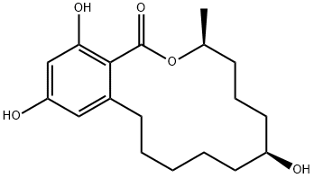 B-赤霉醇 结构式