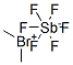 dimethylbromonium hexafluoroantimonate(1-) 结构式