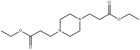 diethyl piperazine-1,4-dipropionate 结构式