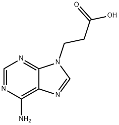 9-丙酸腺嘌呤 结构式