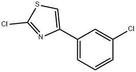 2-氯-4-(3-氯苯基)噻唑 结构式