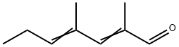 2,4-Dimethyl-2,4-heptadienal 结构式