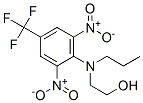 2-[[2,6-dinitro-4-(trifluoromethyl)phenyl]propylamino]ethanol 结构式